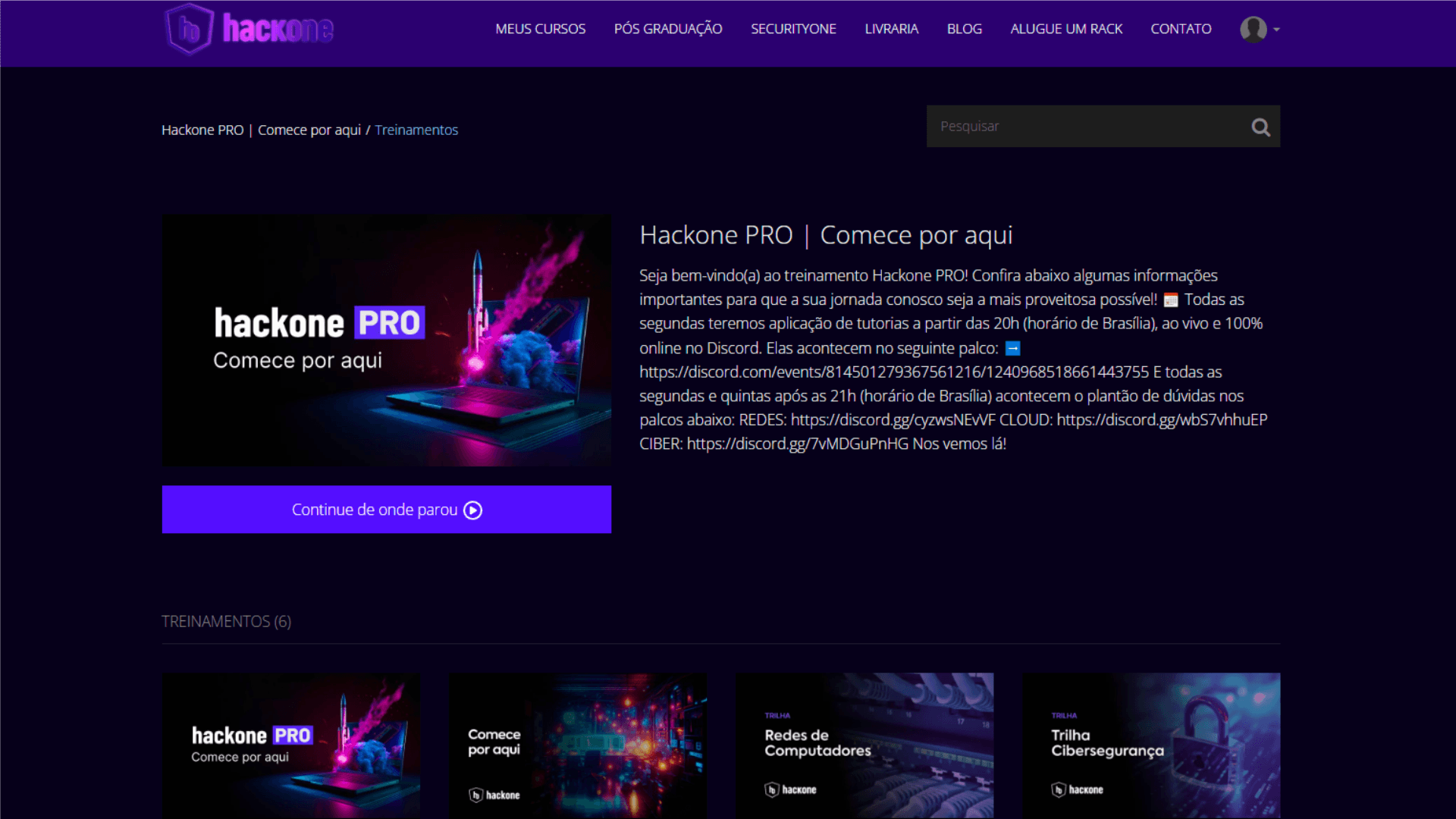 Plataforma Hackone PRO