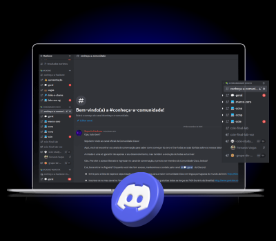 Comunidade exclusiva no Discord
